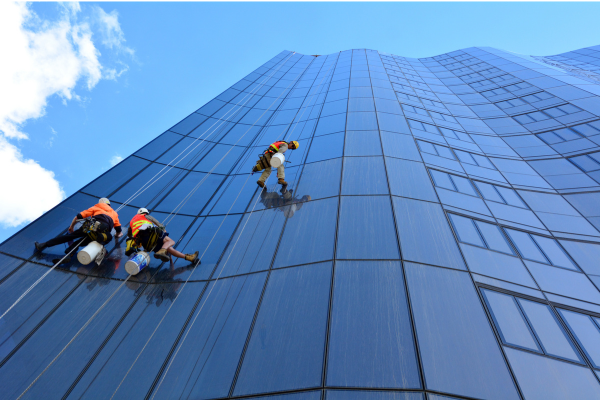 high-rise window cleaning